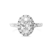 18ct White Gold Diamond Engagement Ring