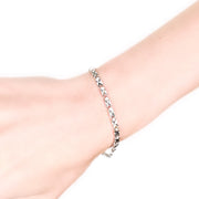 Sterling Silver Patterned Bracelet 