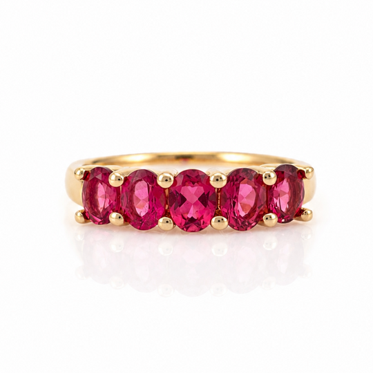9ct Yellow Gold Tourmaline Ring