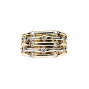 10ct Yellow Gold Diamond Ring