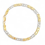 18ct Yellow & White Gold Bracelet