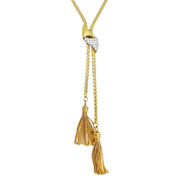 14ct Yellow & White Gold Diamond Necklet