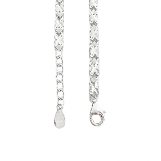 Sterling Silver Patterned Bracelet 