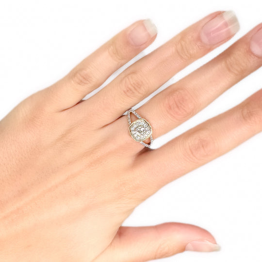 14ct Yellow Gold Diamond Ring