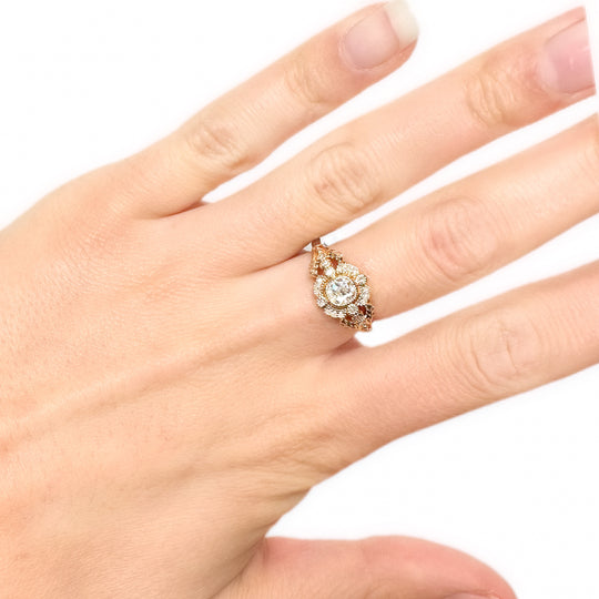14ct Vintage Diamond Ring