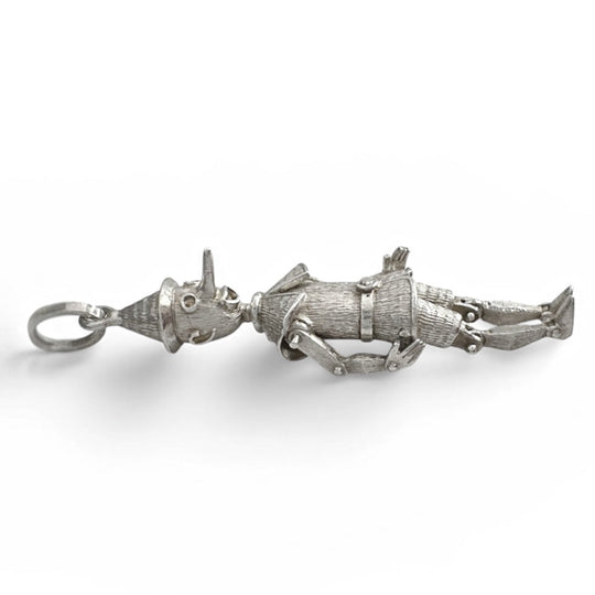 Sterling Silver Pinoccio Pendant 