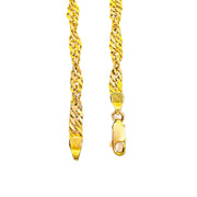 14ct Yellow Gold Twist Curb Chain