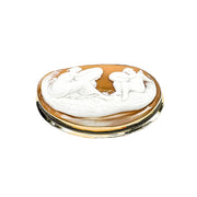 9ct Venus & Cupid Cameo Brooch