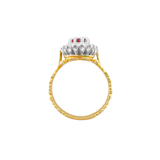 18ct Ruby & Diamond Ring