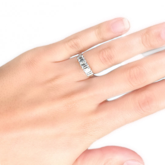 Platinum Baguette Diamond Ring