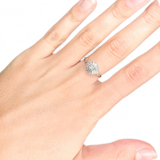 14ct Rose Gold Diamond Ring