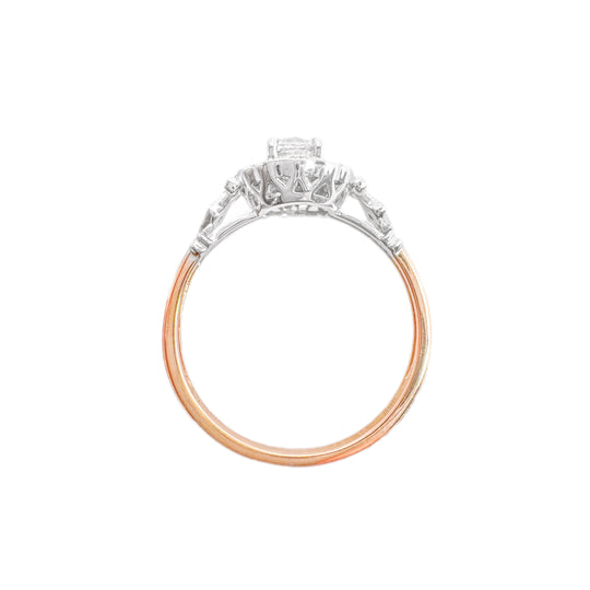 14ct Rose Gold Diamond Ring