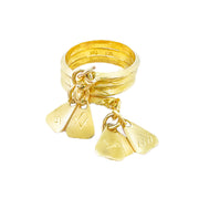 18ct Yellow Gold Charm Ring