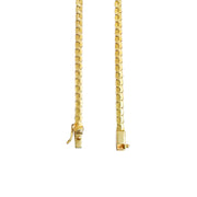 14ct Yellow & White Gold Diamond Necklet