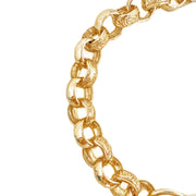 9ct Yellow Gold Belcher Bracelet