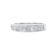 18ct White Gold Diamond Band