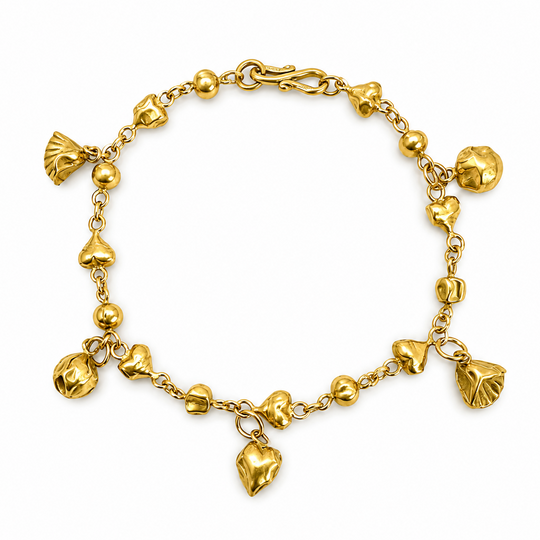 22ct Yellow Gold Charm Bracelet