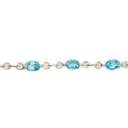 Topaz Sterling Silver Bracelet