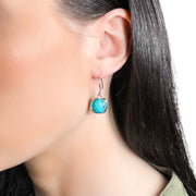 Turquoise Sterling Silver Drop Earrings