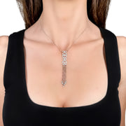 18ct White Gold Diamond Necklet