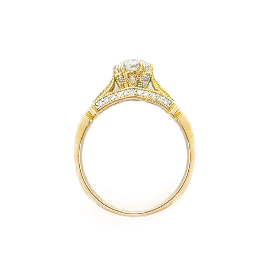 18ct, 0.80cts Diamond Solitaire Ring