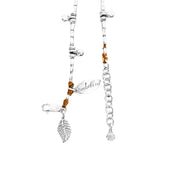 Sterling Silver Beaded Neckalce