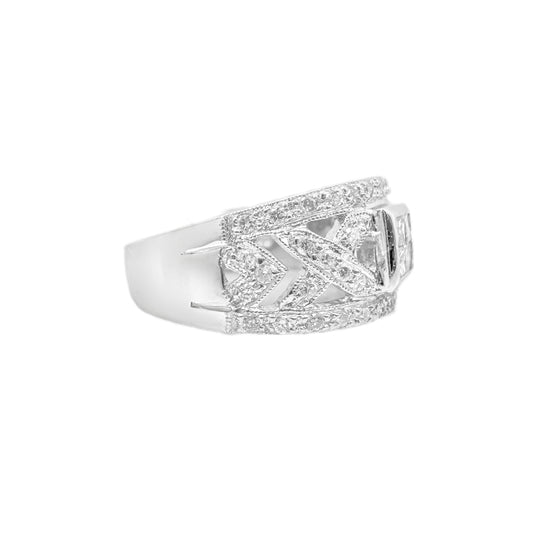 18ct Diamond Cluster Ring
