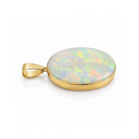 15ct Yellow Gold Opal Pendant, 15.00cts