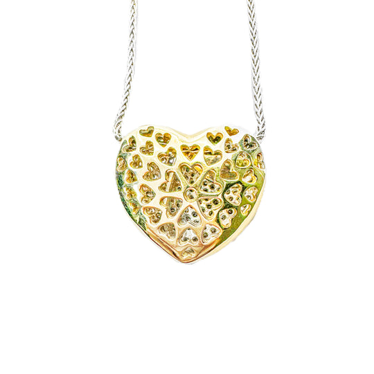 9ct Diamond Heart Pendant