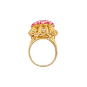 18ct Ruby & Diamond Vintage Ring