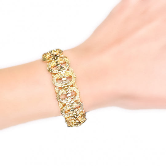 9ct Yellow Gold Fancy Bracelet