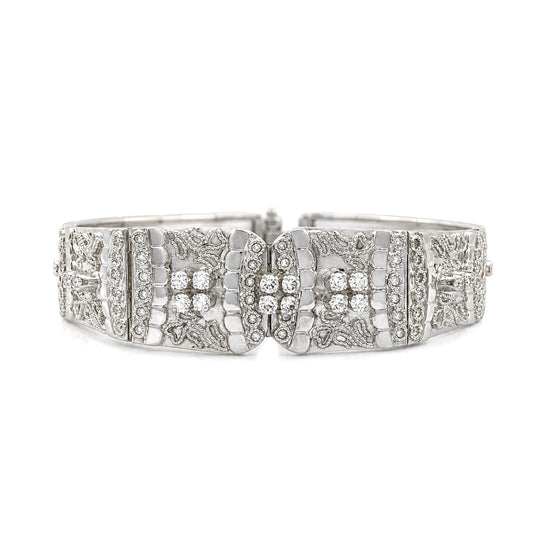 18ct White Gold Bracelet 