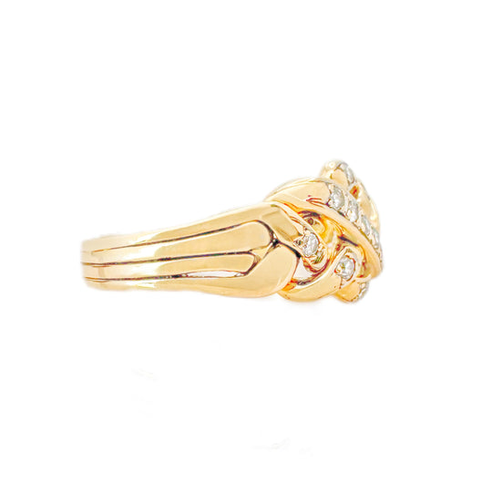 14ct Puzzle Diamond Ring