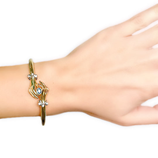  18ct Sapphire & Diamond Bangle