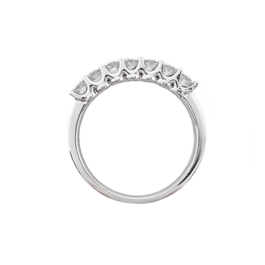 18ct White Gold Diamond Band