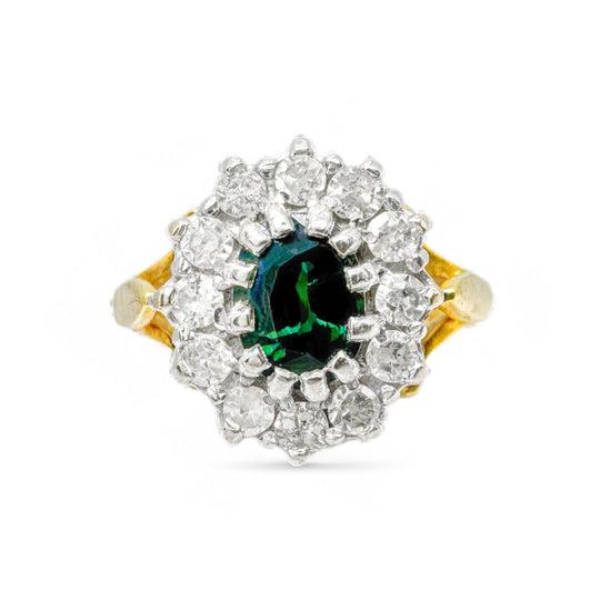 18ct Sapphire & Diamond Ring