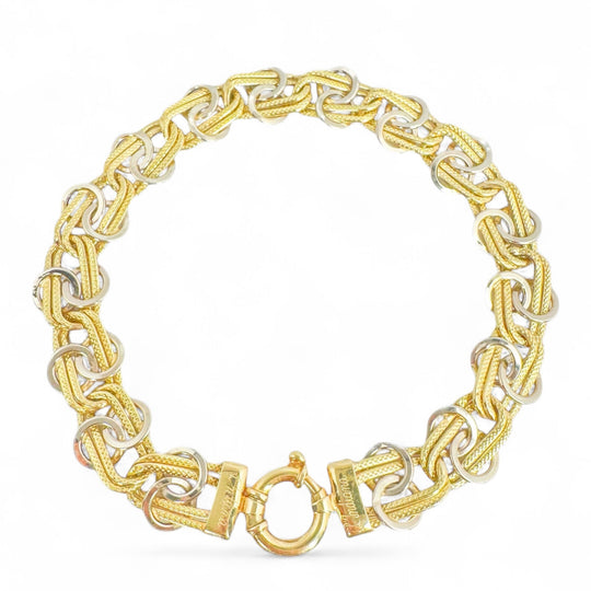 18ct Fancy Bolt Ring Bracelet