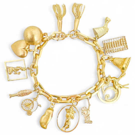 18ct Yellow Gold Charm Bracelet
