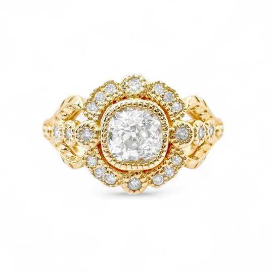 14ct Vintage Diamond Ring