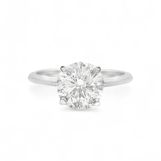 Tiffany & Co. Platinum & Diamond "Tiffany True" Solitaire Ring