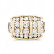 9ct Mens Gold Ring, 2.00cts