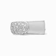 18ct White Gold Pave Diamond Ring