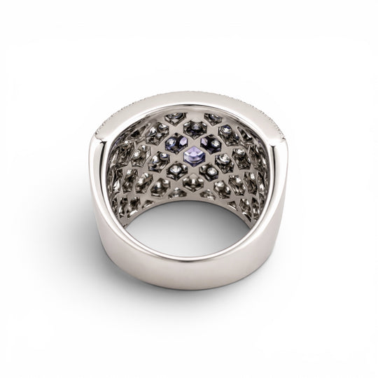 18ct Tanzanite & Diamond Dress Ring