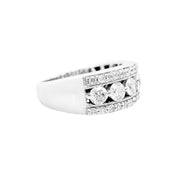 18ct White Gold Diamond Dress Ring