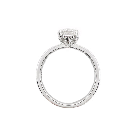 Tiffany & Co. Platinum & Diamond "Tiffany True" Solitaire Ring