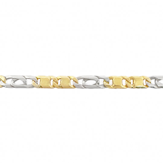 18ct Yellow & White Gold Bracelet