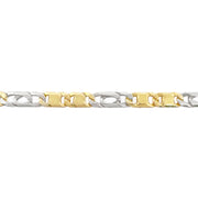 18ct Yellow & White Gold Bracelet