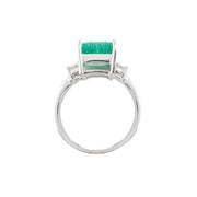 14ct, 3.00ct Emerald & Diamond Ring