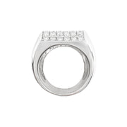 9ct Mens Large Diamond Ring