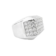 9ct Mens Large Diamond Ring